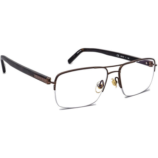 Michael Kors Eyeglasses MK356M 210 Dark Brown Half Rim Frame 53[]16 140