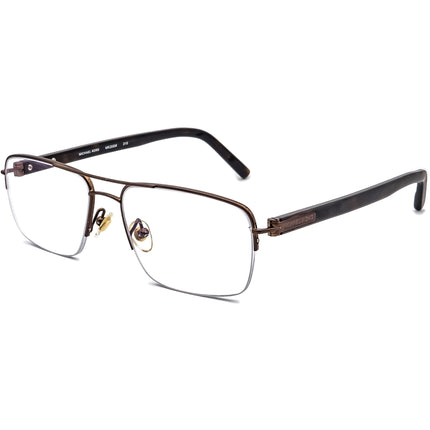 Michael Kors Eyeglasses MK356M 210 Dark Brown Half Rim Frame 53[]16 140