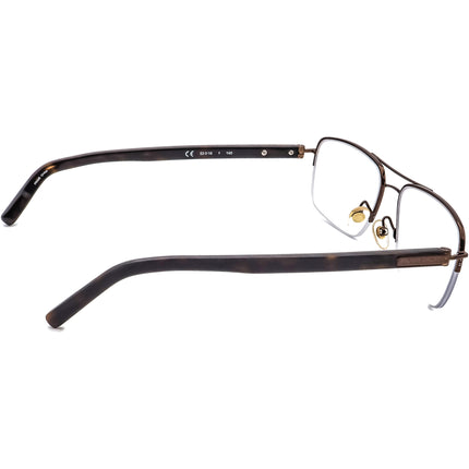 Michael Kors Eyeglasses MK356M 210 Dark Brown Half Rim Frame 53[]16 140