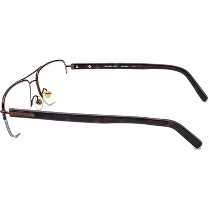 Michael Kors Eyeglasses MK356M 210 Dark Brown Half Rim Frame 53[]16 140