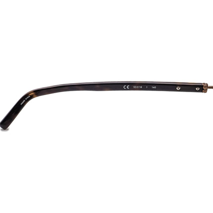 Michael Kors Eyeglasses MK356M 210 Dark Brown Half Rim Frame 53[]16 140