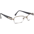 Michael Kors Women's Eyeglasses MK361 045 Silver Half Rim Frame 51[]17 135