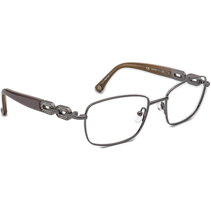 Michael Kors Women's Eyeglasses MK365 034 Gunmetal/Gray Rhinestones Rectangular Frame 51[]18 135