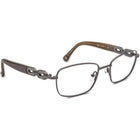 Michael Kors Women's Eyeglasses MK365 034 Gunmetal/Gray Rhinestones Rectangular Frame 51[]18 135