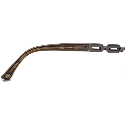Michael Kors Women's Eyeglasses MK365 034 Gunmetal/Gray Rhinestones Rectangular Frame 51[]18 135
