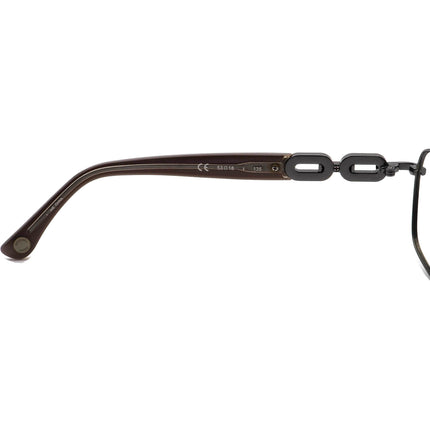 Michael Kors Women's Eyeglasses MK365 034 Gunmetal Rhinestones Rectangular Frame 53[]18 135