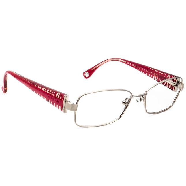 Michael Kors Women's Eyeglasses MK499 034 Silver/Red Rectangular Frame 52[]16 135