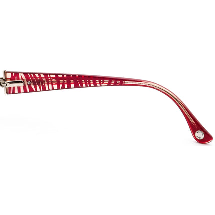 Michael Kors Women's Eyeglasses MK499 034 Silver/Red Rectangular Frame 52[]16 135