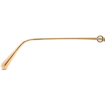 Michael Kors Women's Mirrored Sunglasses MK 2064 (Lugano) 33544V 2N Transparent Brown&Gold 53 mm