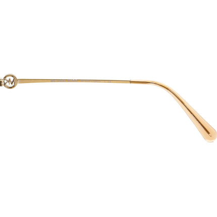 Michael Kors Women's Mirrored Sunglasses MK 2064 (Lugano) 33544V 2N Transparent Brown&Gold 53 mm