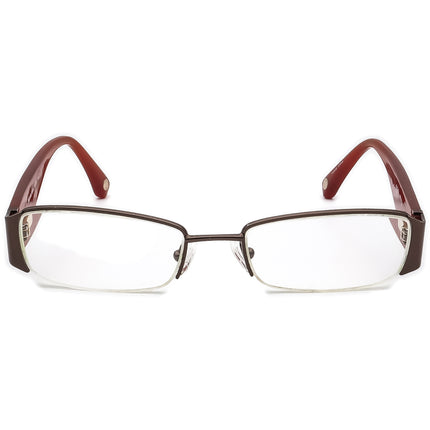 Michael Kors Women's Eyeglasses MK 318 210 Brown/Orange Half Rim Frame 51[]18 135