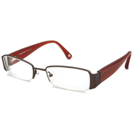 Michael Kors Women's Eyeglasses MK 318 210 Brown/Orange Half Rim Frame 51[]18 135