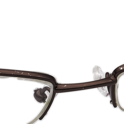 Michael Kors Women's Eyeglasses MK 318 210 Brown/Orange Half Rim Frame 51[]18 135