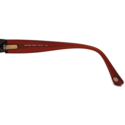 Michael Kors Women's Eyeglasses MK 318 210 Brown/Orange Half Rim Frame 51[]18 135