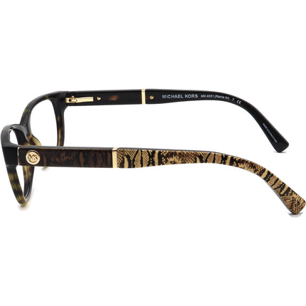 Michael Kors Women's Eyeglasses MK 4031 (Rania IV) 3180 Tortoise/Snake Skin B-Shape Frame 49[]15 135