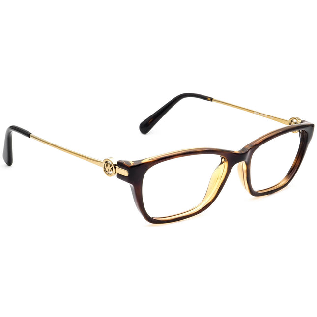 Michael Kors Women's Eyeglasses MK 8005 (Deer Valley) 3006 Tortoise/Gold Rectangular Frame 50[]16 135