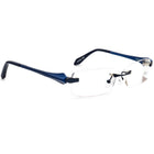 Mikli Eyeglasses 2235-04 Navy Blue Rimless Metal Frame 52[]16 135