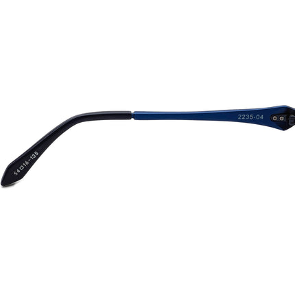 Mikli Eyeglasses 2235-04 Navy Blue Rimless Metal Frame 52[]16 135