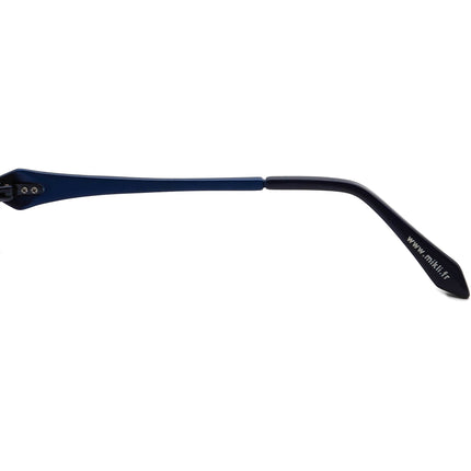Mikli Eyeglasses 2235-04 Navy Blue Rimless Metal Frame 52[]16 135