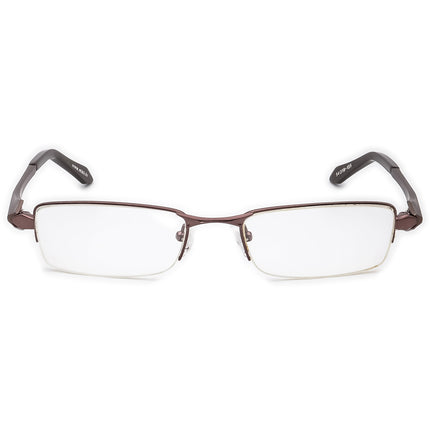 Mikli Eyeglasses Brown Half Rim Metal Frame France 54[]18 135