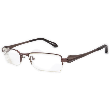 Mikli Eyeglasses Brown Half Rim Metal Frame France 54[]18 135