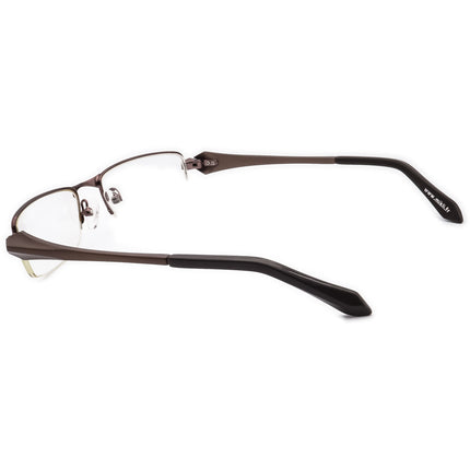 Mikli Eyeglasses Brown Half Rim Metal Frame France 54[]18 135