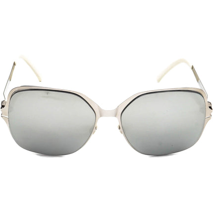 Mykita & Bernhard Rx Sunglasses FRAME ONLY Rosi Colf10 Silver Square Metal Germany 59 mm Handmade