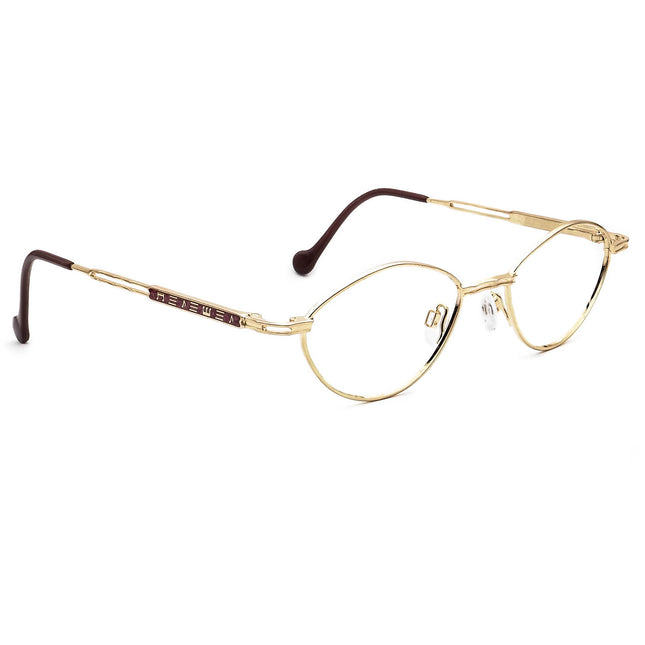 Neostyle Women's Eyeglasses 403 Gold Oval Metal Frame 48[]19 135
