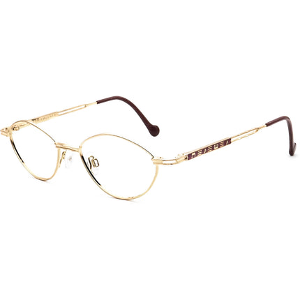 Neostyle Women's Eyeglasses 403 Gold Oval Metal Frame 48[]19 135