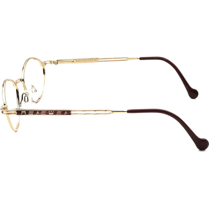 Neostyle Women's Eyeglasses 403 Gold Oval Metal Frame 48[]19 135