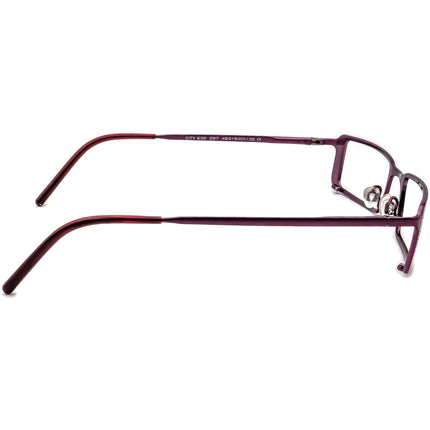 Neostyle Women's Eyeglasses City 632 297 Plum Rhinestones Rectangular Metal Frame Italy 49[]20 135