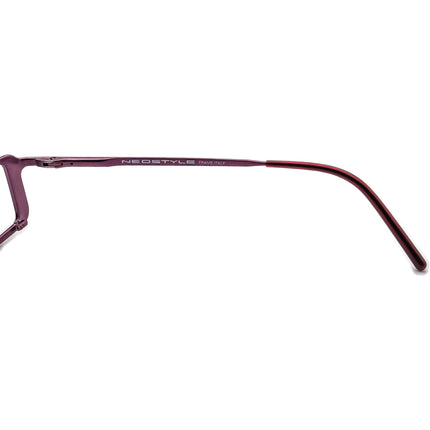 Neostyle Women's Eyeglasses City 632 297 Plum Rhinestones Rectangular Metal Frame Italy 49[]20 135