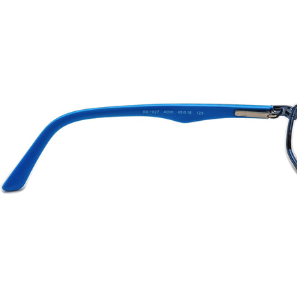 Nike Kids' Eyeglasses 1027 4000 Blue Rectangular Frame 45[]16 125