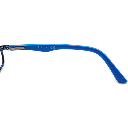 Nike Kids' Eyeglasses 1027 4000 Blue Rectangular Frame 45[]16 125