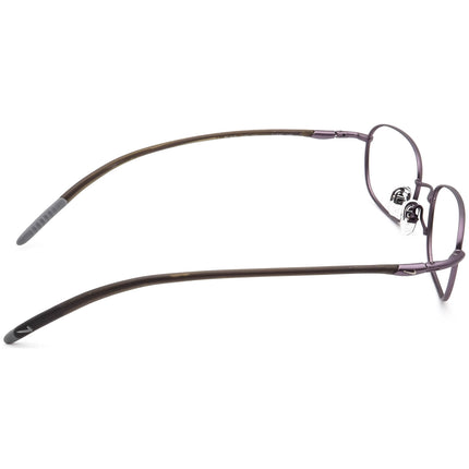 Nike Eyeglasses 4085 014 Flexon Gunmetal with Light Purple Shade Modified Square Metal Frame 51[]20 145