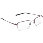 Nike Men's Eyeglasses 4195 010 With Flexon Gunmetal Half Rim Metal Frame 54[]19 145