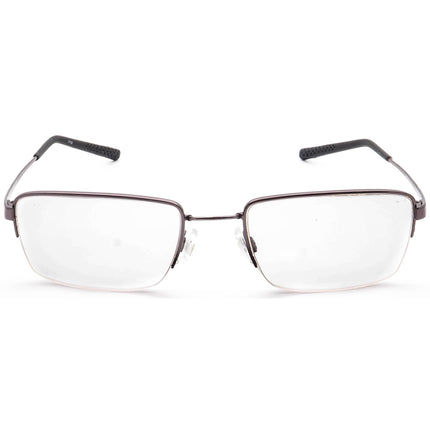 Nike Men's Eyeglasses 4195 010 With Flexon Gunmetal Half Rim Metal Frame 54[]19 145