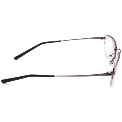Nike Men's Eyeglasses 4195 010 With Flexon Gunmetal Half Rim Metal Frame 54[]19 145