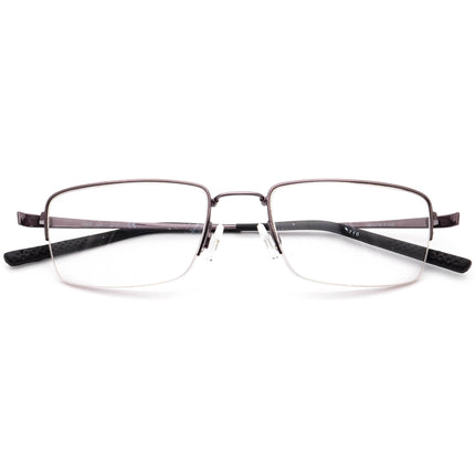 Nike Men's Eyeglasses 4195 010 With Flexon Gunmetal Half Rim Metal Frame 54[]19 145