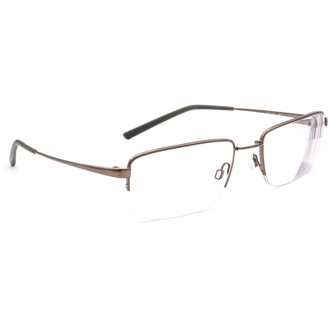 Nike Eyeglasses 4195 245 Flexon Brown Half Rim Metal Frame 54[]19 145