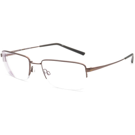 Nike Eyeglasses 4195 245 Flexon Brown Half Rim Metal Frame 54[]19 145