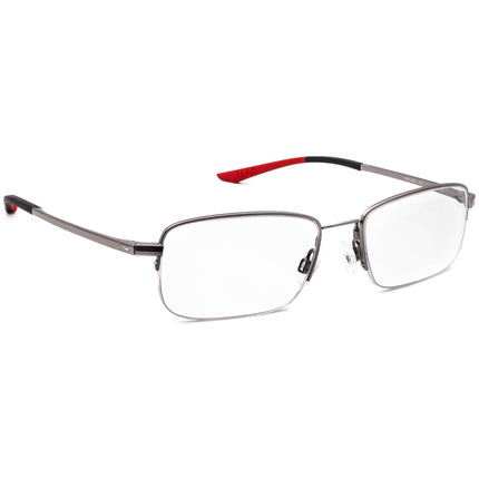 Nike Men's Eyeglasses 4306 073 Flexon Bridge Gunmetal Half Rim Metal Frame 54[]18 145