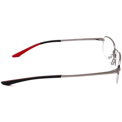 Nike Men's Eyeglasses 4306 073 Flexon Bridge Gunmetal Half Rim Metal Frame 54[]18 145