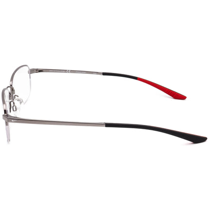 Nike Men's Eyeglasses 4306 073 Flexon Bridge Gunmetal Half Rim Metal Frame 54[]18 145