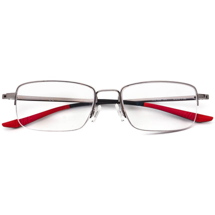 Nike Men's Eyeglasses 4306 073 Flexon Bridge Gunmetal Half Rim Metal Frame 54[]18 145