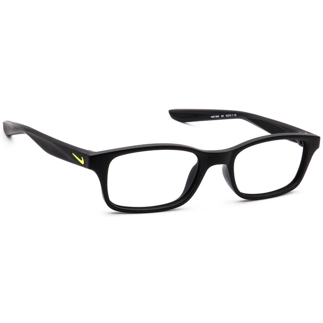 Nike Kids' Eyeglasses 5005 001 Matte Black Rectangular Frame 46[]16 125