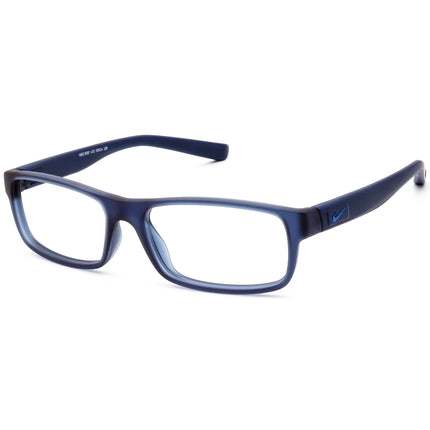 Nike Small Eyeglasses 5090 402 Matte Navy Blue Rectangular Frame Italy 50[]14 130