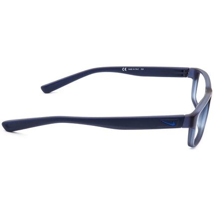 Nike Small Eyeglasses 5090 402 Matte Navy Blue Rectangular Frame Italy 50[]14 130