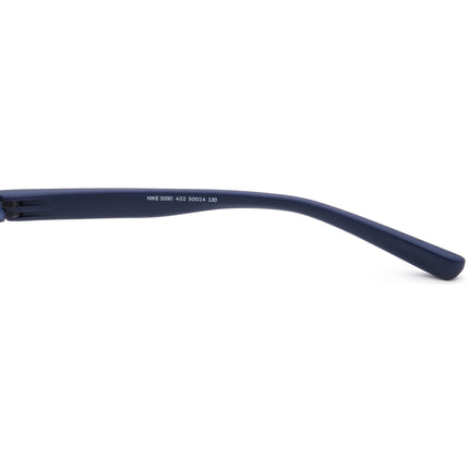 Nike Small Eyeglasses 5090 402 Matte Navy Blue Rectangular Frame Italy 50[]14 130
