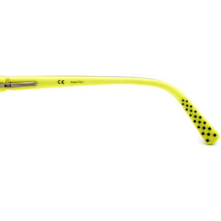 Nike Small Eyeglasses 5513 020 Matte Black on Neon Green Rectangular Frame 49[]16 135